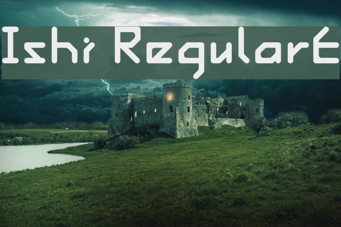 Ishi RegularE Font examples