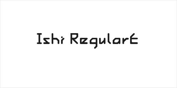 Ishi RegularE Logo