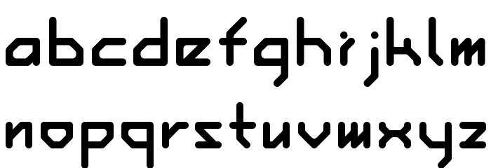 Ishi RegularE Font LOWERCASE