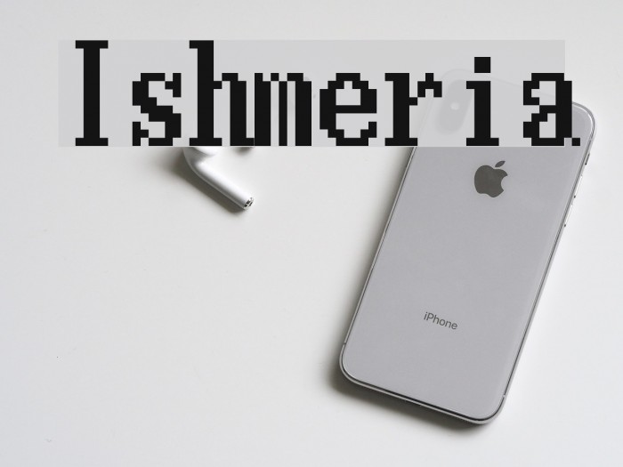 Ishmeria Font examples