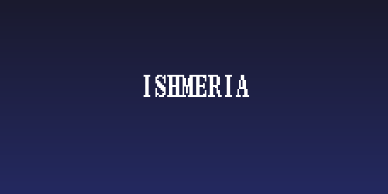 Ishmeria Social Header