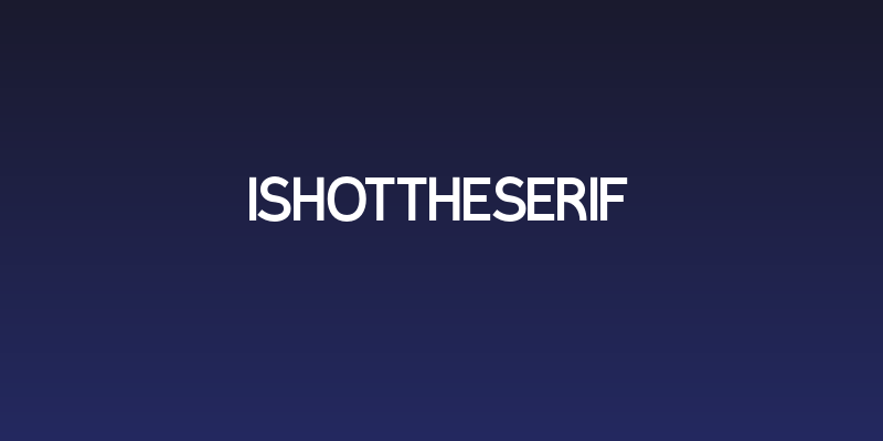 IshottheSerif Social Header