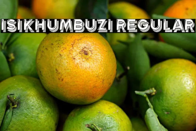 Isikhumbuzi Regular Example 1