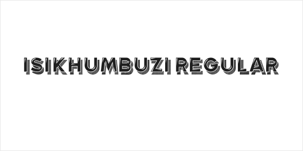 Isikhumbuzi Regular Logo
