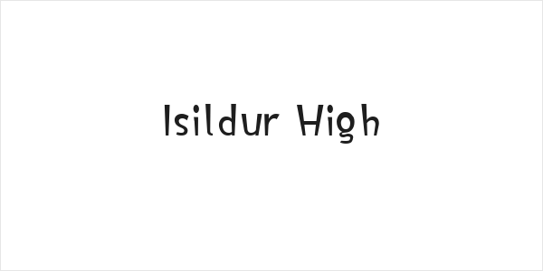 Isildur High Logo