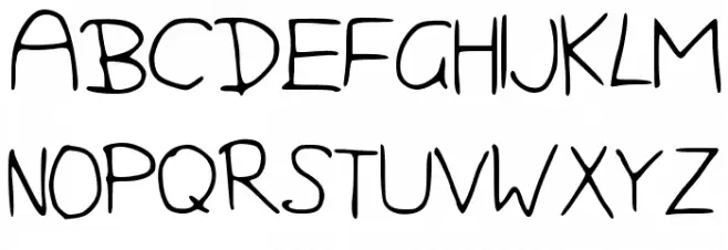 IsiniScript Font Litere mari