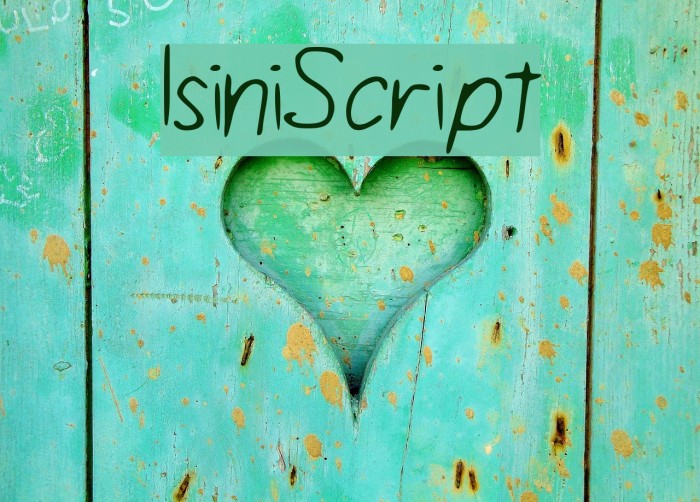 Download IsiniScript Font - FFonts.net