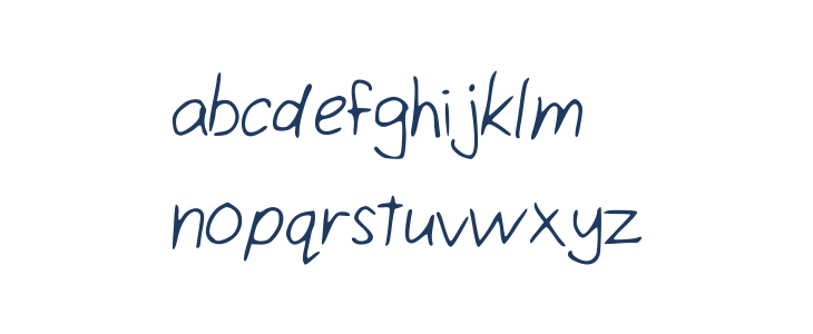 IsiniScript Lowercase