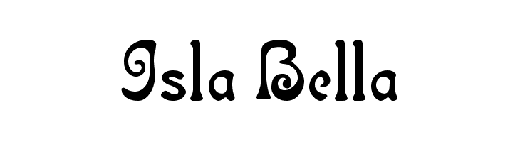 Isla Bella Font