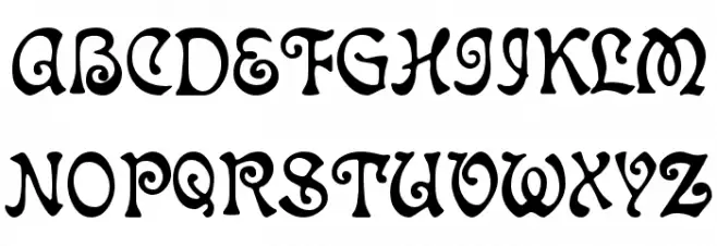 Isla Bella Schriftart Groß