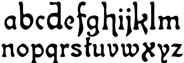 Isla Bella Font LOWERCASE