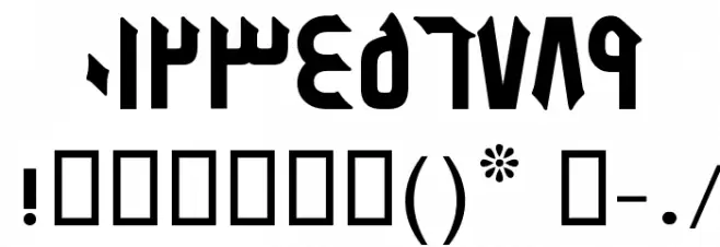 Islam Decor Font OTHER CHARS