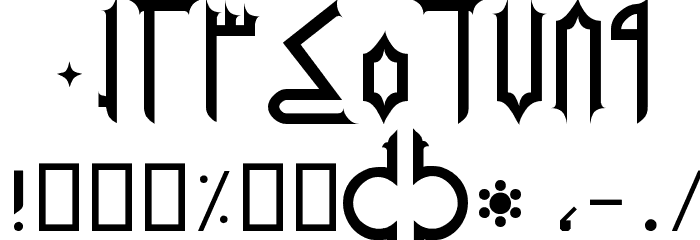 Islam Fancy Font OTHER CHARS