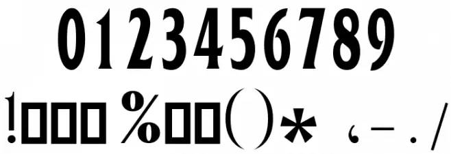 Islam Font OTHER CHARS