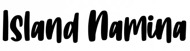 Island Namina  Frei Schriftart Herunterladen