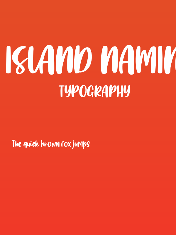 Island Namina Poster