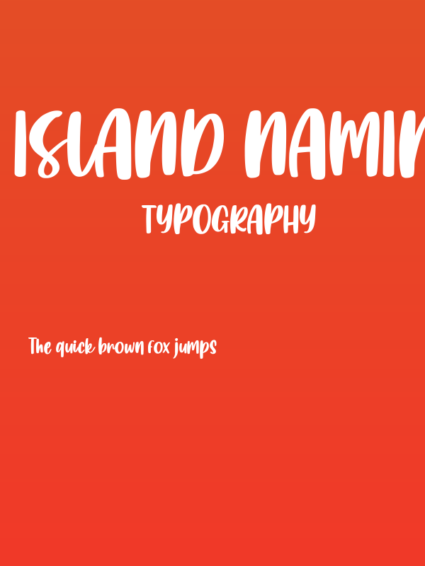 Island Namina Poster