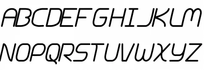 Island Nation Schriftart Groß