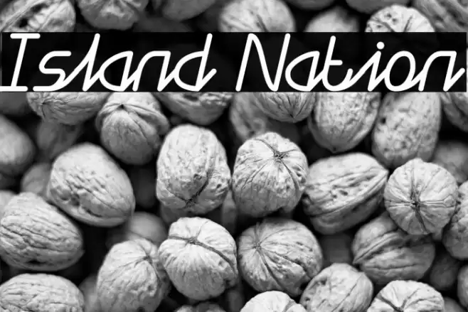 Island Nation Font examples