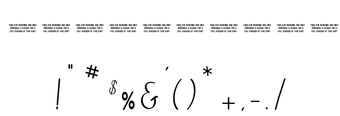 Island Of Dreams Font OTHER CHARS