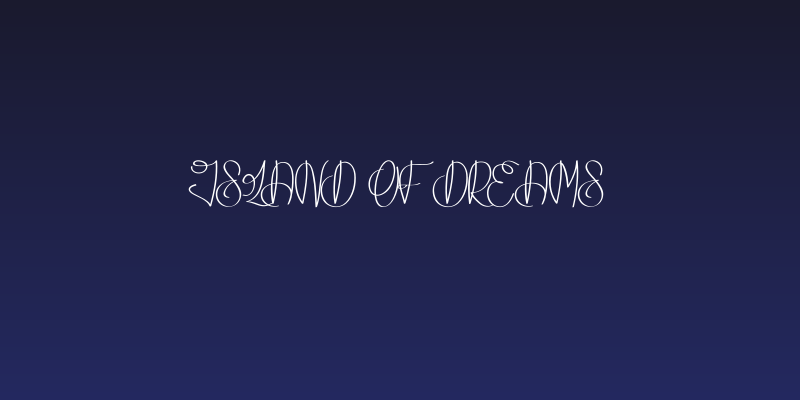 Island Of Dreams Social Header