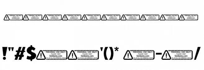 Island PERSONAL USE ONLY! Font OTHER CHARS