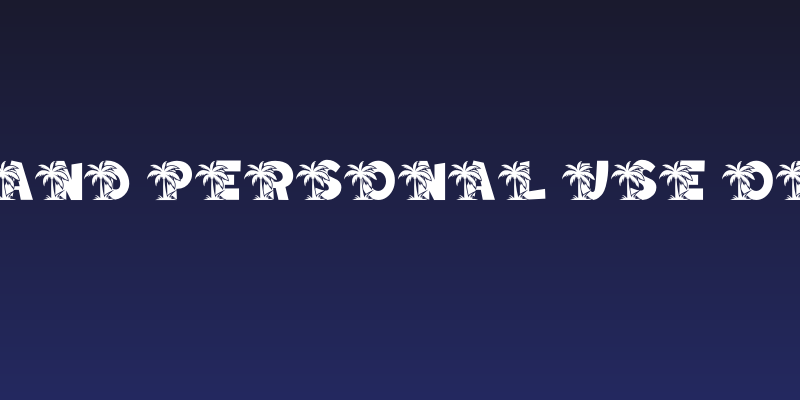 Island PERSONAL USE ONLY! Social Header