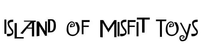 Island of Misfit Toys  les polices de caractères gratuit tlcharger