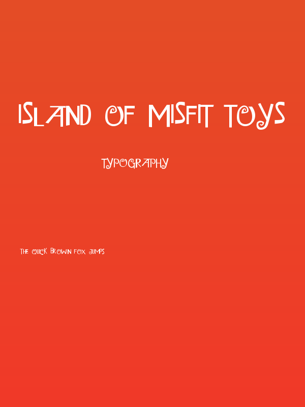 Island of Misfit Toys Poster