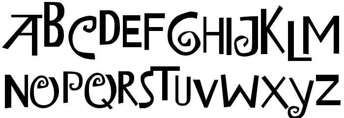 Island of Misfit Toys Font LOWERCASE
