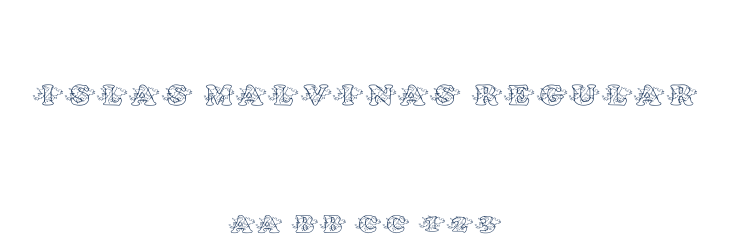 Islas Malvinas Regular Font Preview