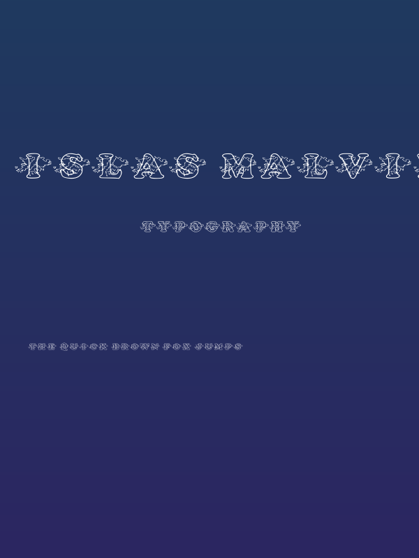 Islas Malvinas Regular Poster