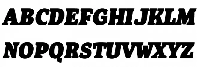 Isle Body PERSONAL USE Black Italic Schriftart Groß