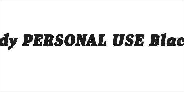 Isle Body PERSONAL USE Black Italic Logo