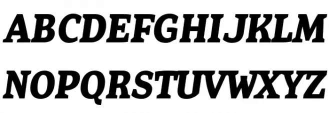 Isle Body PERSONAL USE Bold Italic Schriftart Groß