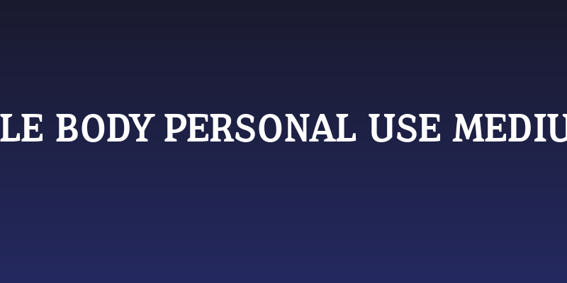 Isle Body PERSONAL USE Medium Social Header