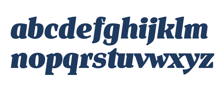 Isle Headline PERSONAL USE Black Italic Lowercase