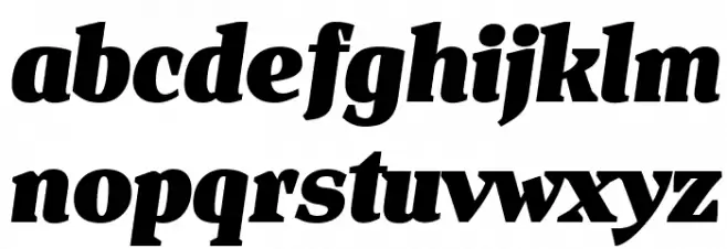 Isle Headline PERSONAL USE Black Italic फ़ॉन्ट लोअरकेस