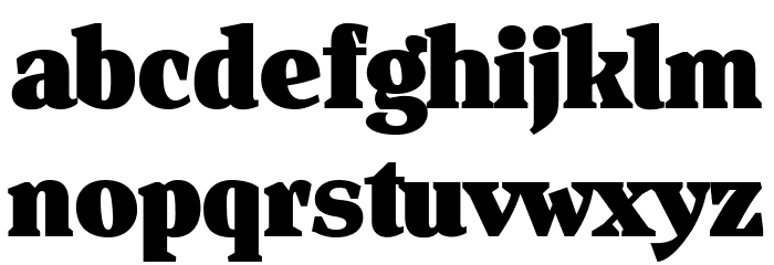 Isle Headline PERSONAL USE Black Font LOWERCASE