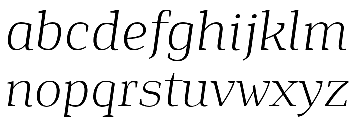 Isle Headline PERSONAL USE Light Italic Font LOWERCASE