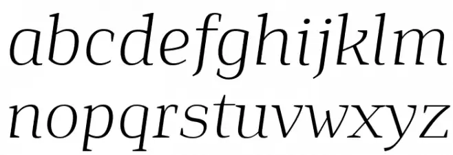 Isle Headline PERSONAL USE Light Italic Schriftart Kleinbuchstaben