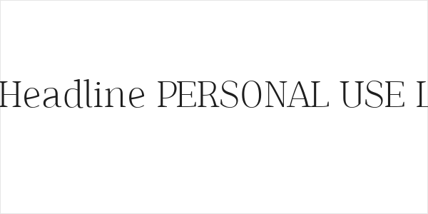 Isle Headline PERSONAL USE Light Logo