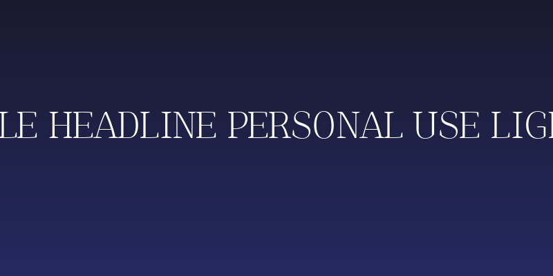 Isle Headline PERSONAL USE Light Social Header