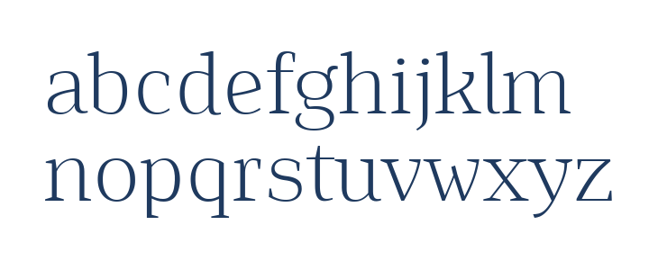 Isle Headline PERSONAL USE Light Lowercase