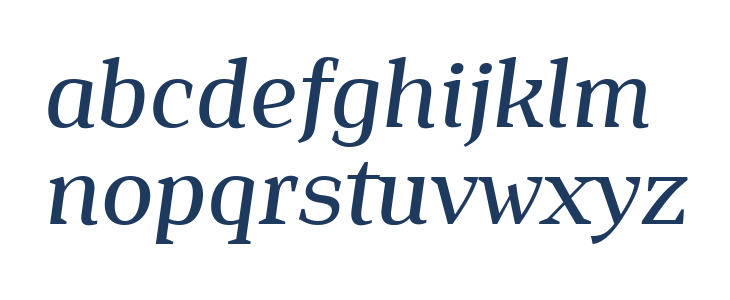 Isle Headline PERSONAL USE Medium Italic Lowercase