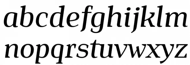 Isle Headline PERSONAL USE Medium Italic フォント 小文字