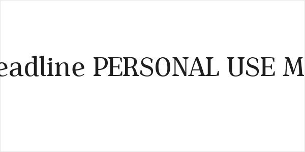Isle Headline PERSONAL USE Medium Logo