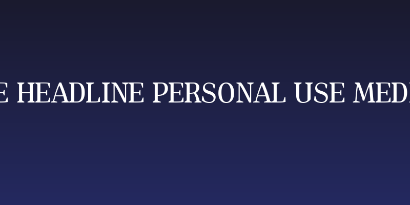 Isle Headline PERSONAL USE Medium Social Header