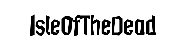 IsleOfTheDead  Descarca Fonturi Gratis