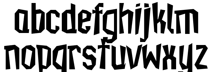 IsleOfTheDead Font LOWERCASE